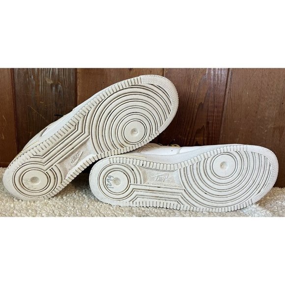 Nike Air Force One 07 LV8 Gold Links Zebra Print Sneakers Men’s Size 12 AF1 - Picture 7 of 9